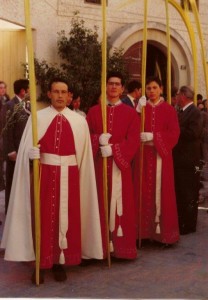 Primera procesión Domingo de Ramos 1975