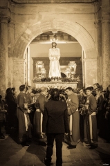 Viernes Santo. Julián, capataz del paso de Jesús del Calvario. Foto de Javier López