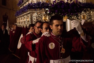Viernes Santo. Carlos y compañeros. Foto de Javier Benito
