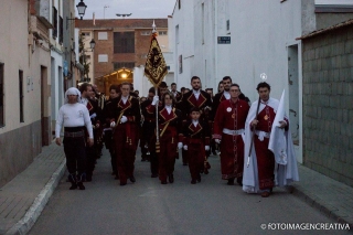 Viernes Santo. Llegada de la AM Jesús del Perdón al domicilio del presidente. Foto de Javier Benito